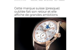 Masculin.com met White Star Watch sous les projecteurs : un retour ambitieux