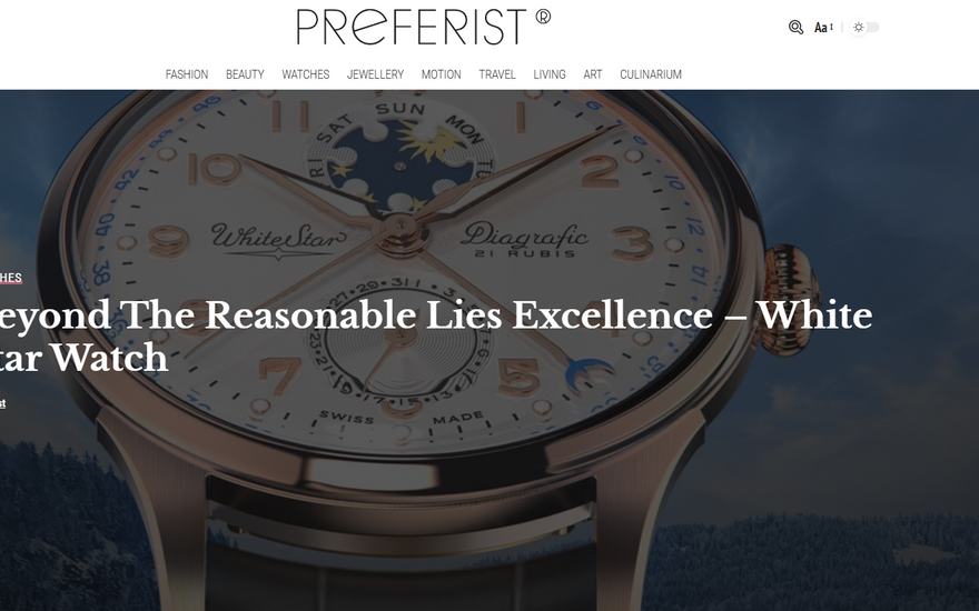 Dans les colonnes de Preferist.com : le grand retour de Diagrafic signé White Star Watch
