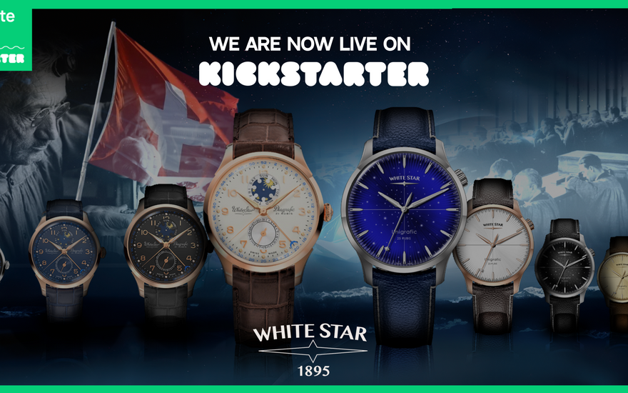 Succès éclatant sur Kickstarter : White Star Watch dépasse les 200 % de financement
